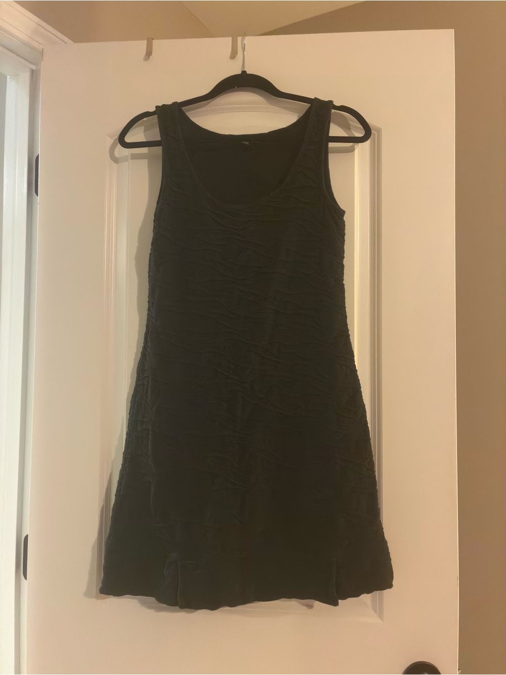 Toad&Co Black Sleeveless Mini Shift Dress